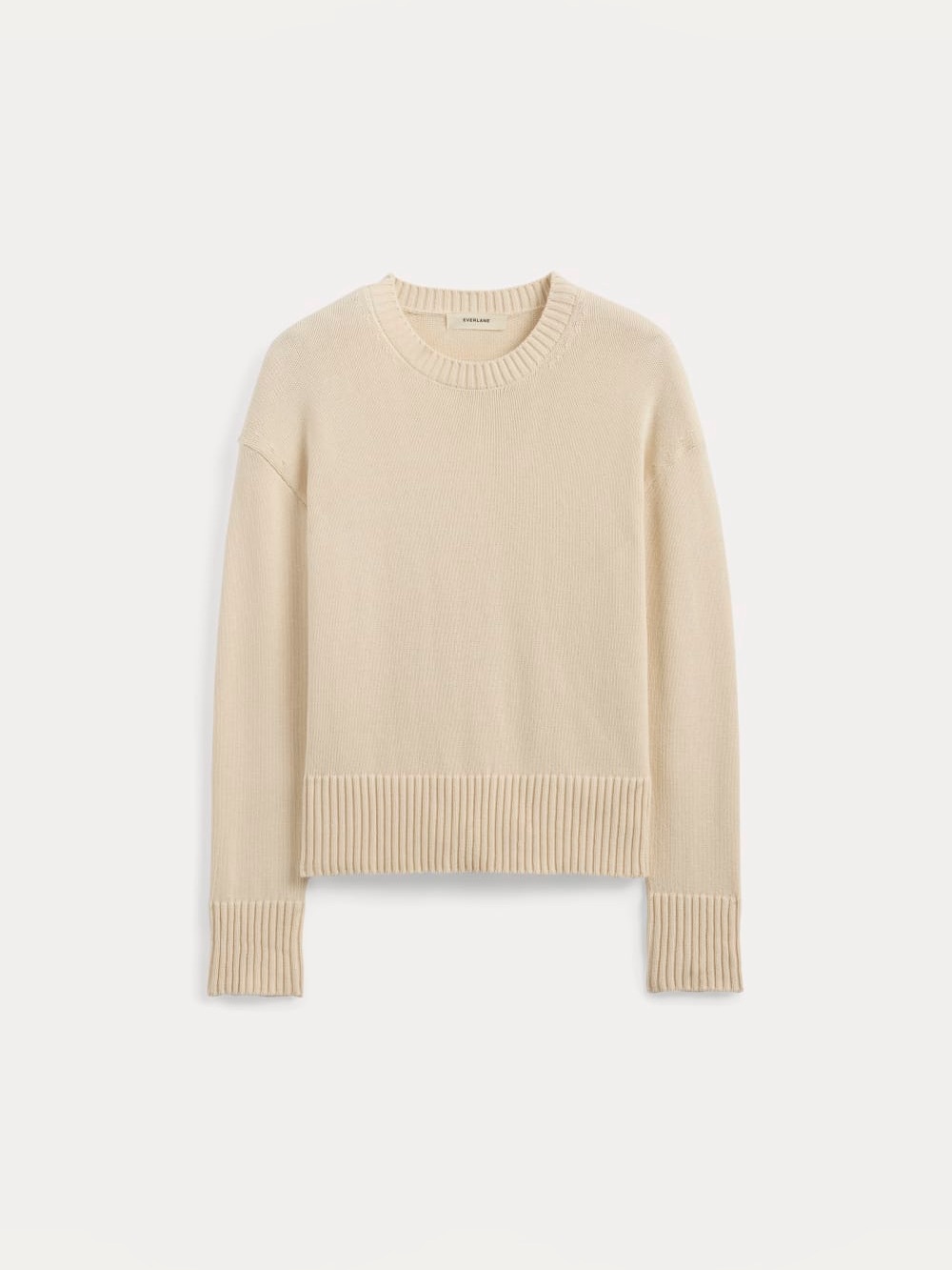 Everlane The Boxy Sweater in Everyday Cotton